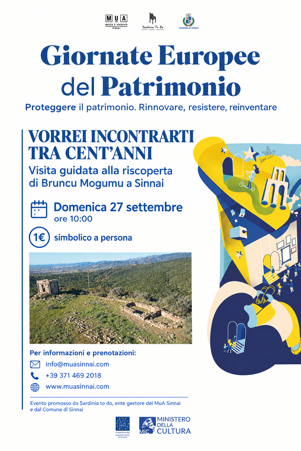Vorrei incontrarti tra cent'anni - visita guidata al sito archeologico di Bruncu Mogumu